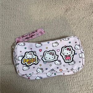 Stoney Clover Lane Hello Kitty, small pouch with patches